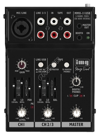 IMG Stageline MMX-11USB - salony w Katowicach i Toruniu zapraszają - profesjonalne systemy audiowizualne