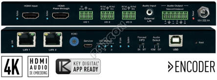 Key Digital KD-IP 1022 ENC - salony w Katowicach i Toruniu zapraszają - profesjonalne systemy audiowizualne