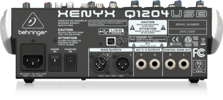 Behringer Q1204USB - salony w Katowicach i Toruniu zapraszają - profesjonalne systemy audiowizualne