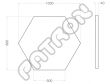Fluffo Hexa L - AIR - podwieszane elementy sufitowe - 3