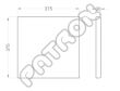 Fluffo Pixel Edge M - Soft - panele płaskie z krawędzią Edge - 3