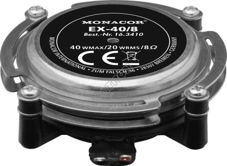 Monacor EX-40/8 - salony w Katowicach i Toruniu zapraszają - profesjonalne systemy audiowizualne
