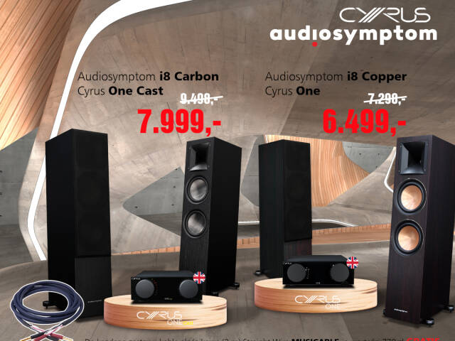 Promo na zestawy stereo - #Cyrus + #FyneAudio i / lub #Audiosymptom