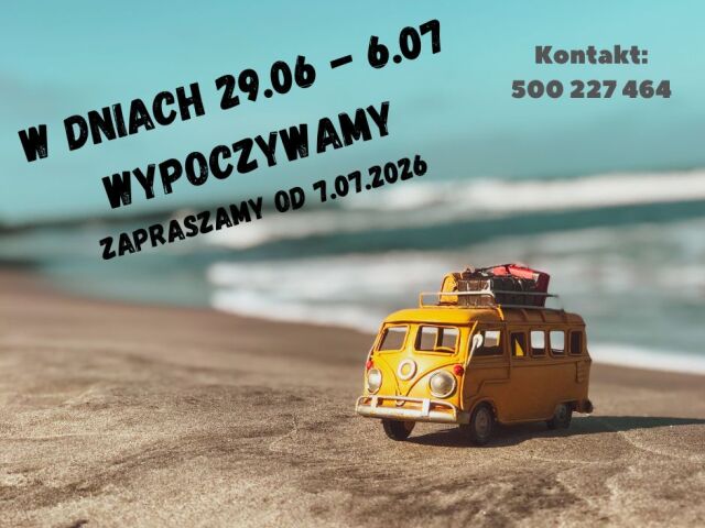 URLOP 29.09 - 06.07.2026
